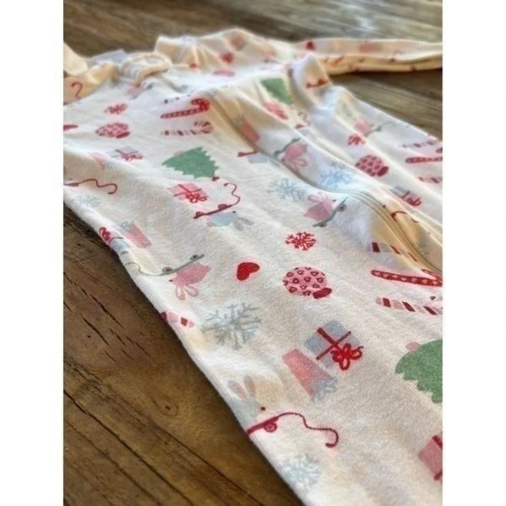 Hanna Andersson pajamas Christmas‎ girl 85 size 2